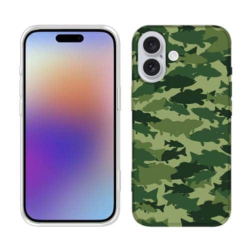 【TPU】ブラックバス　迷彩大柄　フォレストグリーン