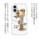 【TPU】釣りガール　イラスト　ブラックバス