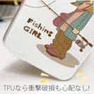 【TPU】釣りガール　イラスト　ブラックバス