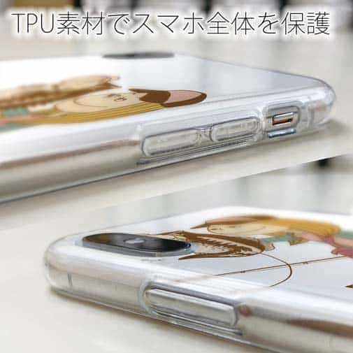 【TPU】釣りガール　イラスト　ブラックバス