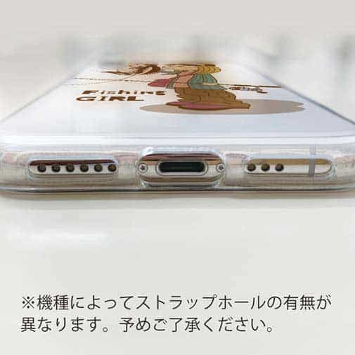 【TPU】釣りガール　イラスト　ブラックバス