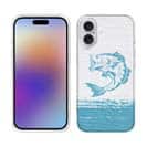 【TPU】ブラックバスのイラスト　木目調