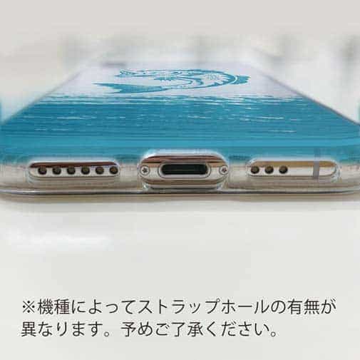 【TPU】ブラックバスのイラスト　木目調