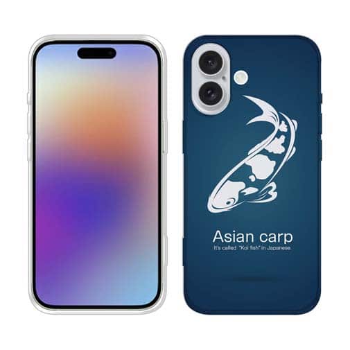 【TPU】錦鯉(アジアン カープ) ブルー