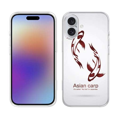 【TPU】錦鯉 紅白 Koi Fish ホワイト