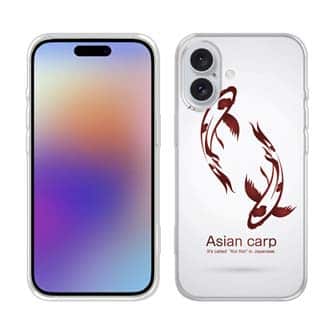 【TPU】錦鯉　紅白　Koi Fish　ホワイト