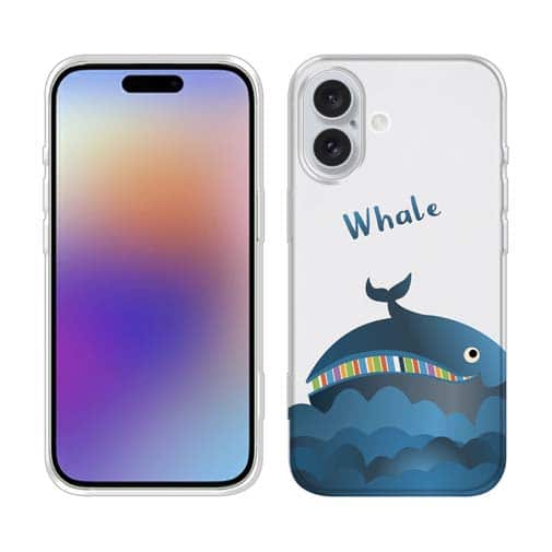 【TPU】コミカルなクジラのイラスト