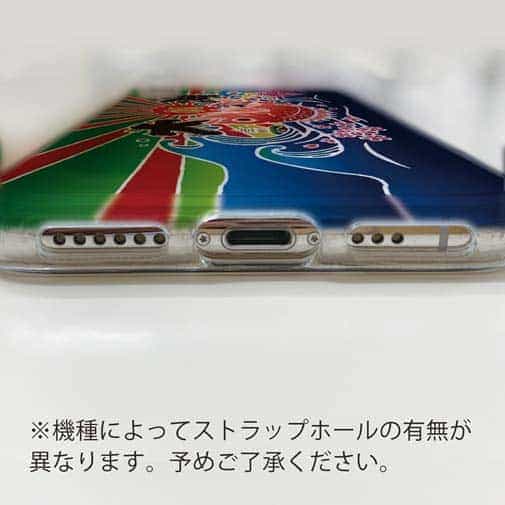 【TPU】赤ワイン　大漁旗スマホケース　マダイ