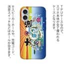 【TPU】赤ワイン　大漁旗スマホケース　ワカサギ