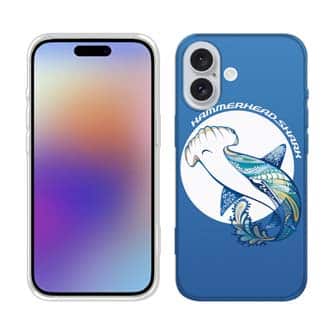 【TPU】ハンマーヘッドシャーク　トロピカル風