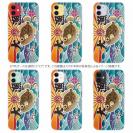 【TPU】赤ワイン　大漁旗スマホケース　カワハギ