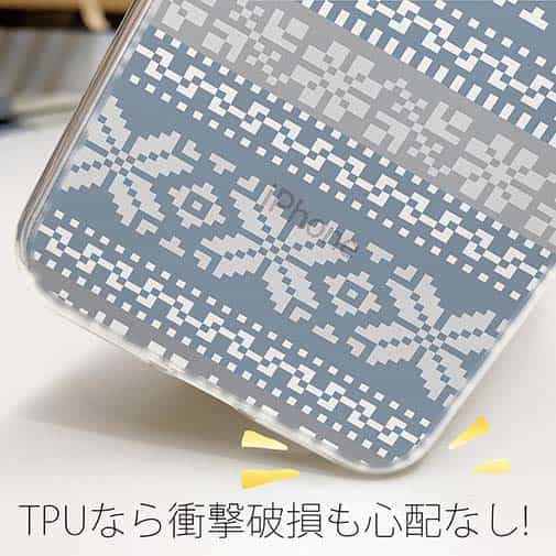 【TPU】ノルディック柄 雪の結晶