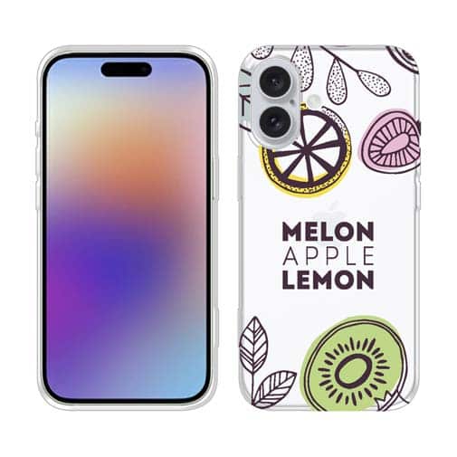 【TPU】カフェ風 レモン キウイ イチゴ