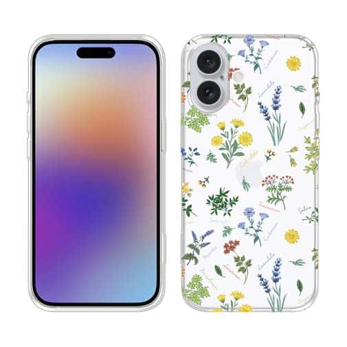 【TPU】ボタニカル柄