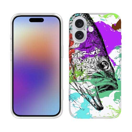 【TPU】ブラックバス ペンキペイント