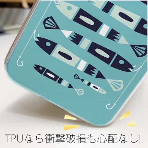 【TPU】【釣りざんまい】愛犬と釣りを楽しむアングラー_カラフルミントブルー