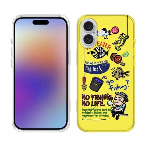 【TPU】【釣りざんまい】釣り好きですがなにか?_カラフルイエロー