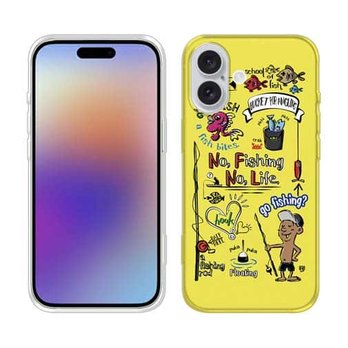 【TPU】【釣りざんまい】釣りが好きなんです_カラフルイエロー