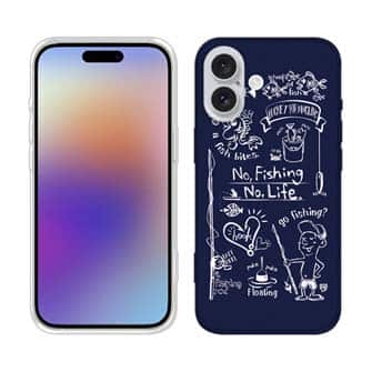 【TPU】【釣りざんまい】釣りが好きなんです_ネイビー