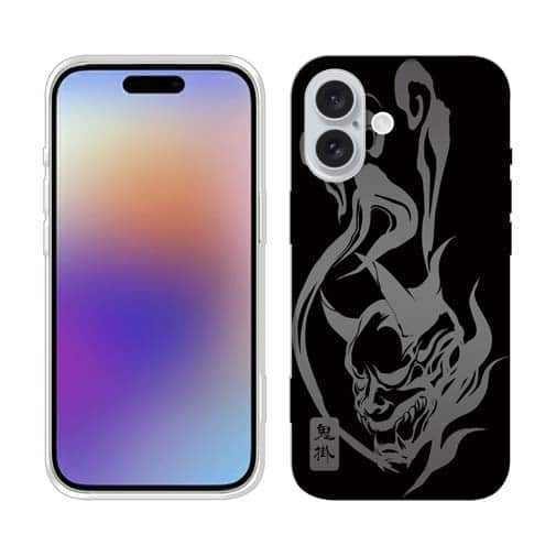 【TPU】鬼掛　鬼火般若バージョン・ブラック＆シルバー
