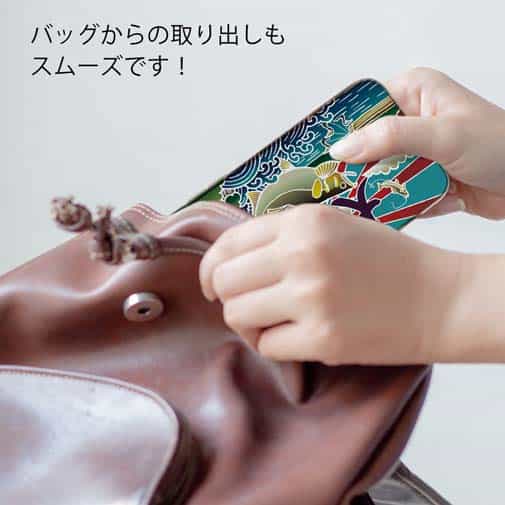 【TPU】赤ワイン　大漁旗スマホケース　鮎（アユ）