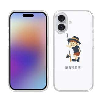 【TPU】【釣りざんまい】釣りに行きたい少年_ホワイト