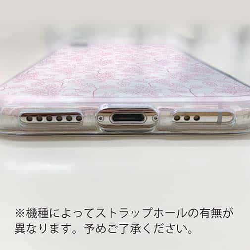 【TPU】花のシームレスパターン ピンク