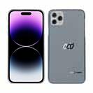 【透明型（TPU）】ロゴ・グレー