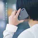 【透明型（TPU）】ロゴ・グレー