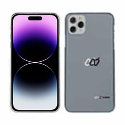 【透明型（TPU）】ロゴ・グレー