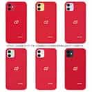 【透明型（TPU）】ロゴ・レッド