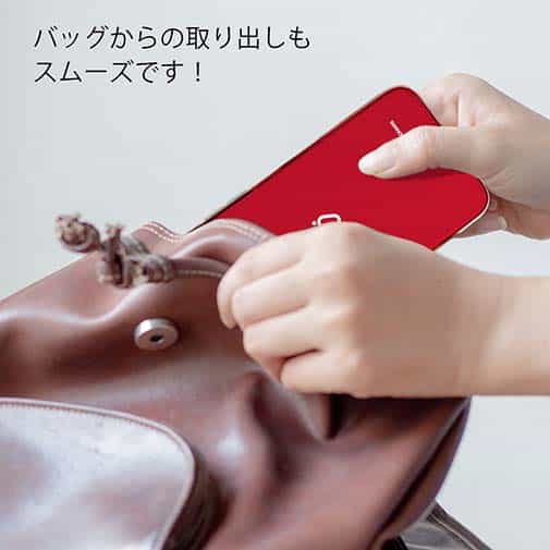 【透明型（TPU）】ロゴ・レッド