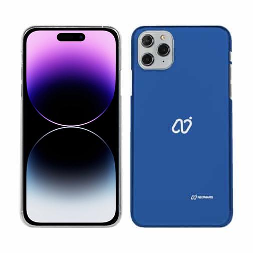 【透明型（TPU）】ロゴ・ブルー