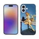 【TPU】釣りをする女性 ビンテージバージョン