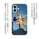 【TPU】釣りをする女性 ビンテージバージョン