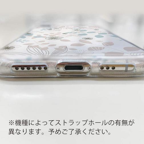 【TPU】春花＆夏花 ブルー＆ベージュ