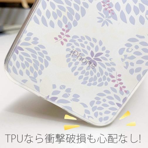 【TPU】春花＆夏花 パープル＆ライトブルー