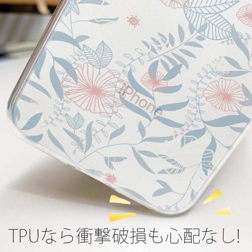 【TPU】春花＆夏花 ライトブルー＆ピンク