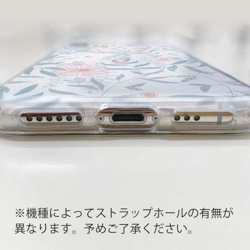 【TPU】春花＆夏花 ライトブルー＆ピンク