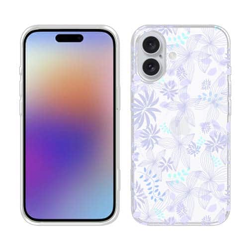 【TPU】春花&夏花 パープル&ライトパープル