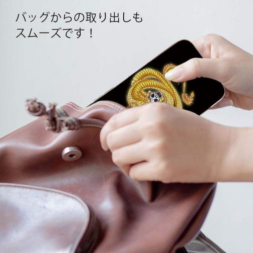 【ROMI HIME】【TPU】龍　黄龍　骸骨　縁担ぎ　金運　お守り