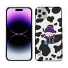 【Pariko】【TPUケース】牛柄と女の子 アメコミ