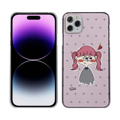 【Pariko】【TPUケース】恋するん女の子(ピンク) アメコミ