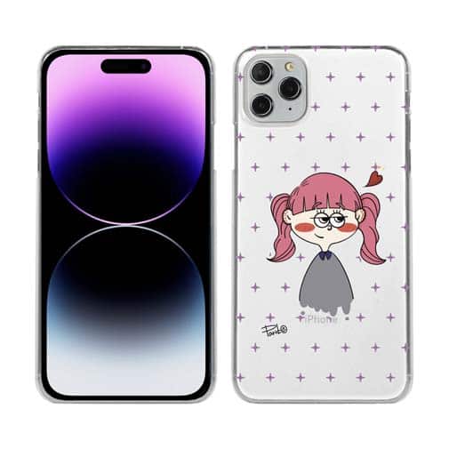 【Pariko】【TPUケース】恋する女の子(白) アメコミ