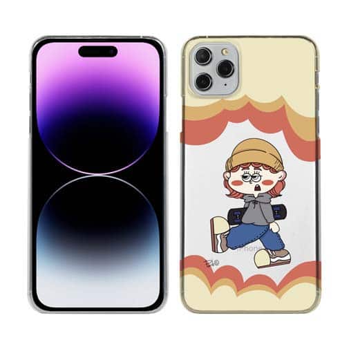 【Pariko】【TPUケース】スケーターの女の子 アメコミ