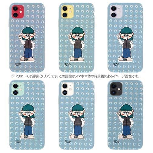 【Pariko】【TPUケース】ダウンベストの女の子 アメコミ