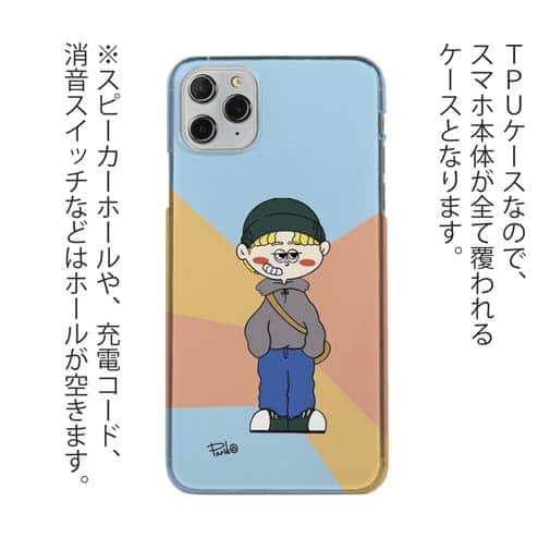 【Pariko】【TPUケース】金髪の男の子 アメコミ