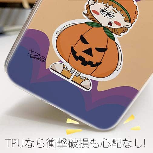 【Pariko】【TPUケース】かぼちゃの女の子 アメコミ