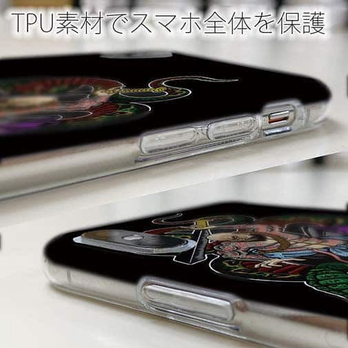 【TPU】【彫姫】花和尚の蛇退治　和彫りデザイン