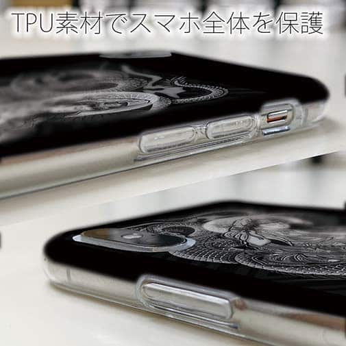 【TPU】【彫姫】騎龍観音　和彫りデザイン